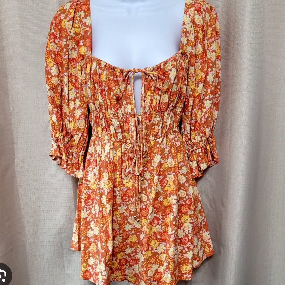 Free People Show Me Love Floral Romper